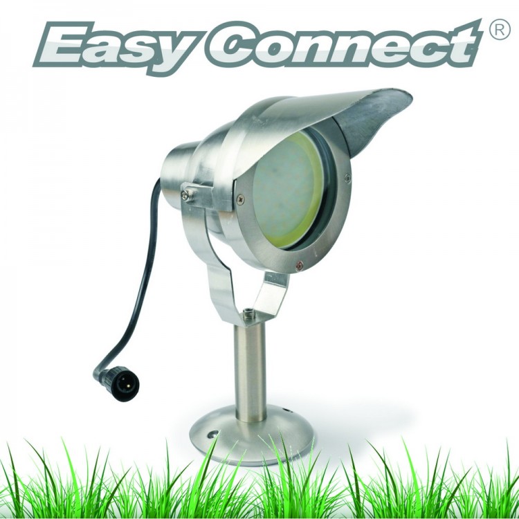 Projecteur OPTIMUM 30 + Socle - Alu brossé - IP67 - MR30 - LED 10 W - Warm Projecteur OPTIMUM 30 + Socle - Alu brossé - IP67 - MR30 - LED 10 W - Warm