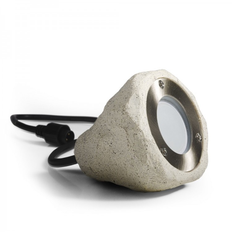 Pierre décorative en résine - GU10 - MR16 - LED 2 W - blanc chaud EASY CONNECT ref 65020 Pierre décorative en résine - GU10 - MR16 - LED 2 W - blanc chaud EASY CONNECT ref 65020