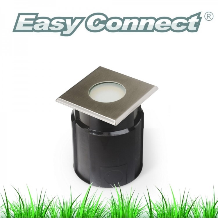 Encastré béton carré 12x12 cm (INOX 316L) - IP65/67 - MR20 - LED 4W - Warm Encastré béton carré 12x12 cm (INOX 316L) - IP65/67 - MR20 - LED 4W - Warm