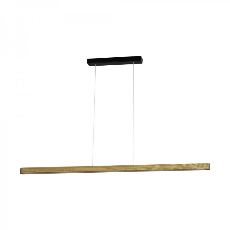 Suspension LED en Pin teinté Brun, 1610lm, 3000K, FORESTIER Suspension LED en Pin teinté Brun, 1610lm, 3000K, FORESTIER