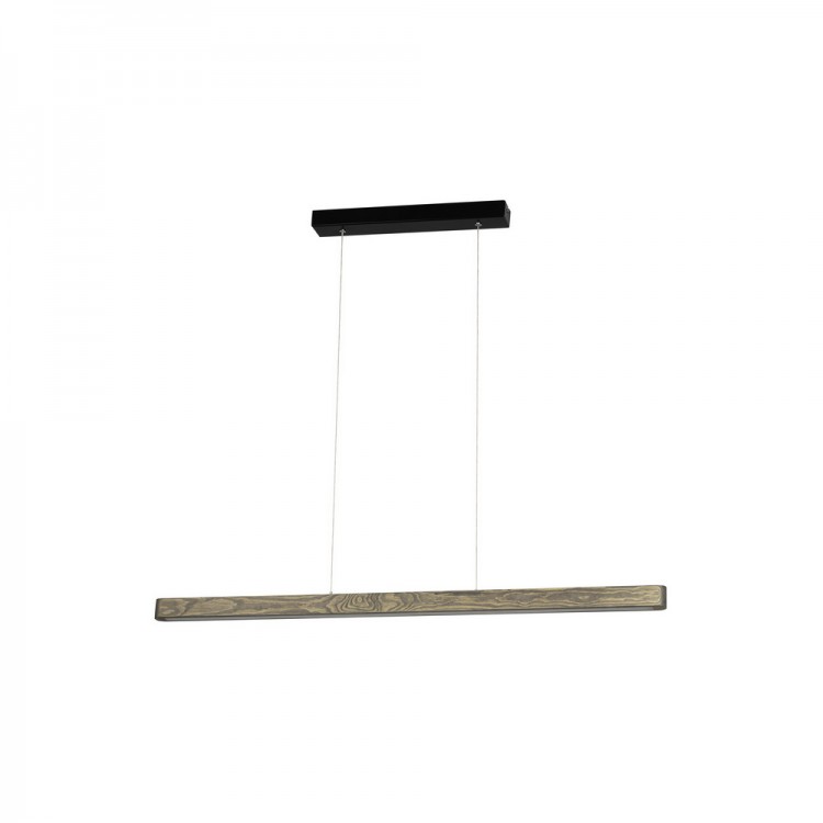 Suspension LED en Pin teinté Gris, 10,2W, 1190lm, 3000K, FORESTIER Suspension LED en Pin teinté Gris, 10,2W, 1190lm, 3000K, FORESTIER